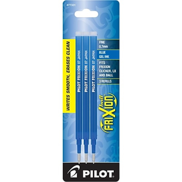 Pilot Blue Ink Fine Tip FriXion Gel-Ink Pen Refill