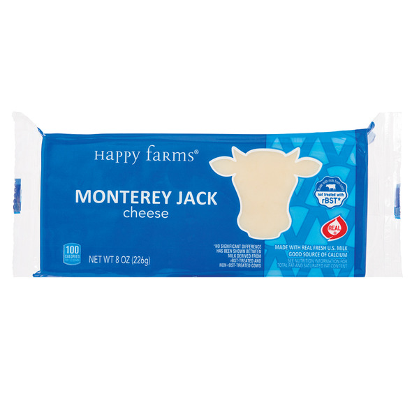 Happy Farms Monterey Jack Cheese Block Same-Day Delivery or Pickup