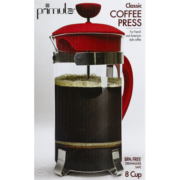 Primula 8-Cup Classic Coffee Press - Temperature Safe Glass and Stainless S Primula PCP-6408 Classic Coffee Press, 8 Cups Capacity 741393120400| eBay