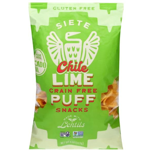 Siete Gluten Free Grain Free Chile Lime Puff Snacks Same-Day