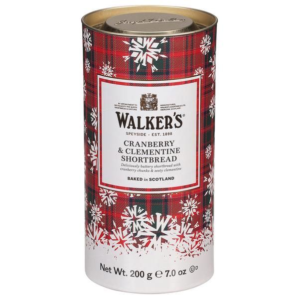 World Market Walker's Cranberry and Clementine Shortbread Tube