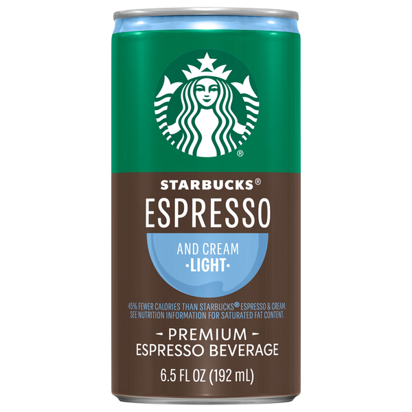 Starbucks Light Premium Espresso & Cream Espresso Beverage Same