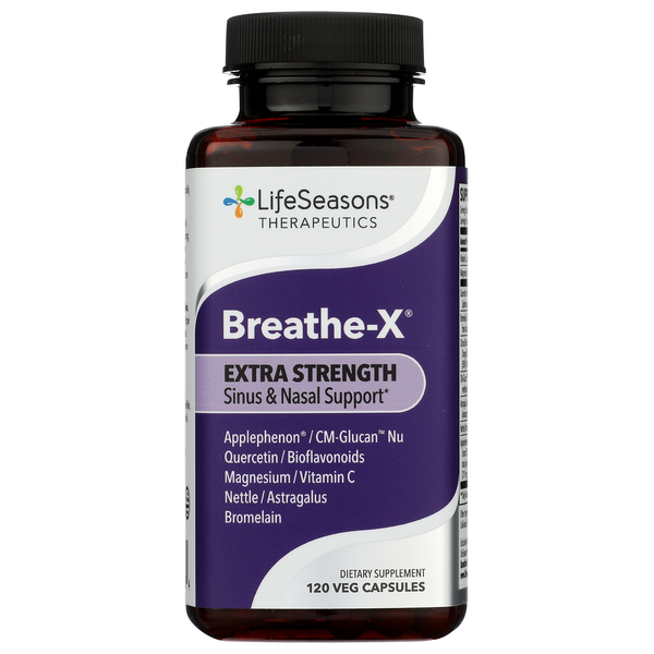 Lifeseasons Breathe-X Allergy & Sinus Support Extra Strength Same