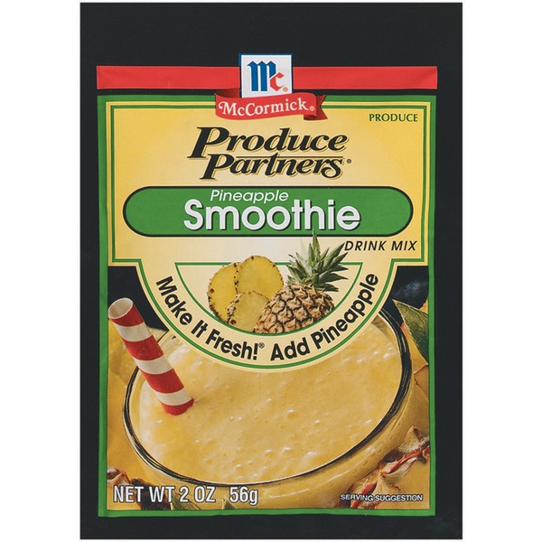Mccormick Produce Partners Pineapple Smoothie Drink Mix (2 oz) Instacart
