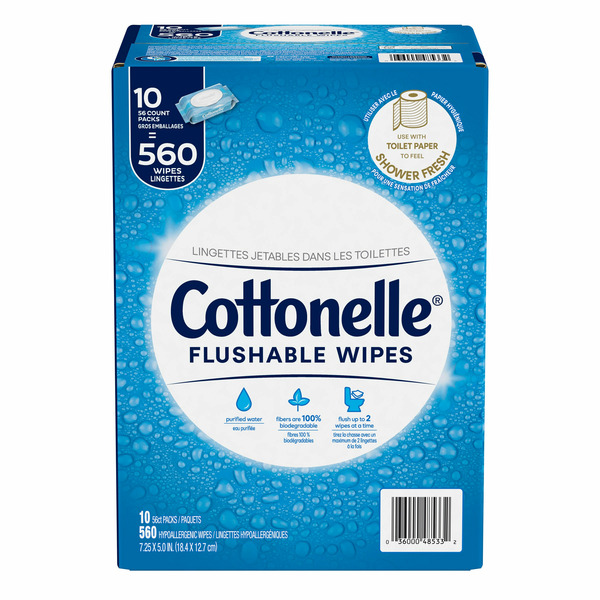 Cottonelle Flushable Wet Wipes