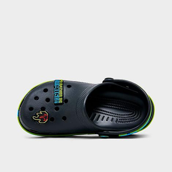 Crocs Little Kids' Gamer Classic Clog Shoes, Size 13 - Black