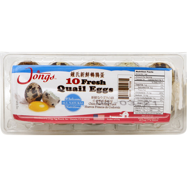 Jongs Fresh Quail Eggs