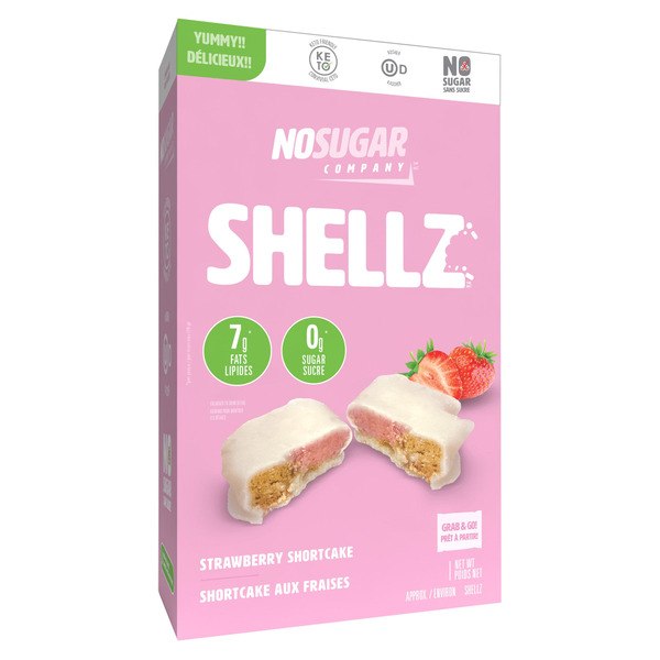 No Sugar Company Shellz Strawberry Shortcake