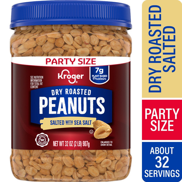 Kroger Kroger® Dry Roasted Sea Salted Peanuts Same-Day Delivery or ...