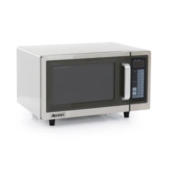 Adcraft Commercial Microwave with Digital Touch Pad, 1000 Watt, in Stainless Steel