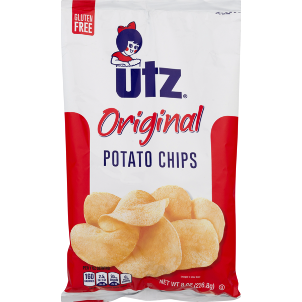 Utz Potato Chips Original (8 oz) Instacart