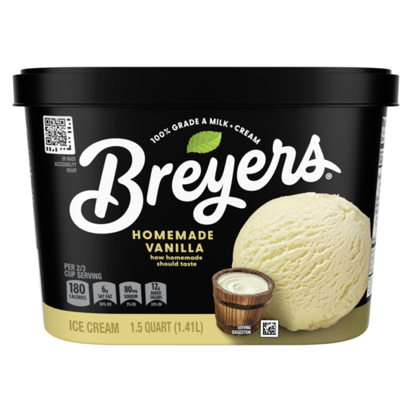 Breyers Ice Cream Homemade Vanilla
