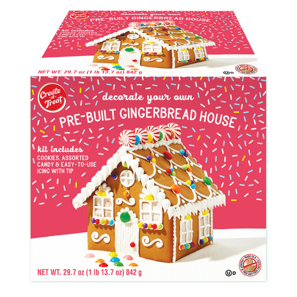 Create-A-Treat Holiday Gingerbread Pre-built House Same-Day