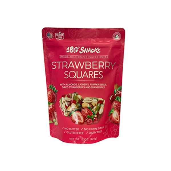180 Snacks Strawberry Squares