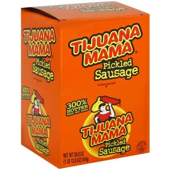 Tijuana Mama Pickled Sausage - 12 Ct