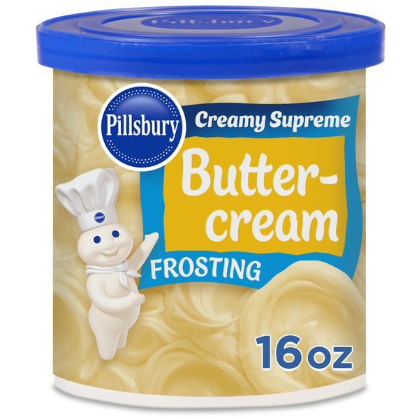 Pillsbury Creamy Supreme Buttercream Frosting, 16 Oz Tub
