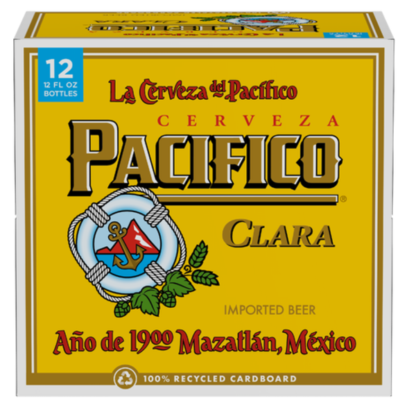 Pacifico Clara 12 Pack Bottles