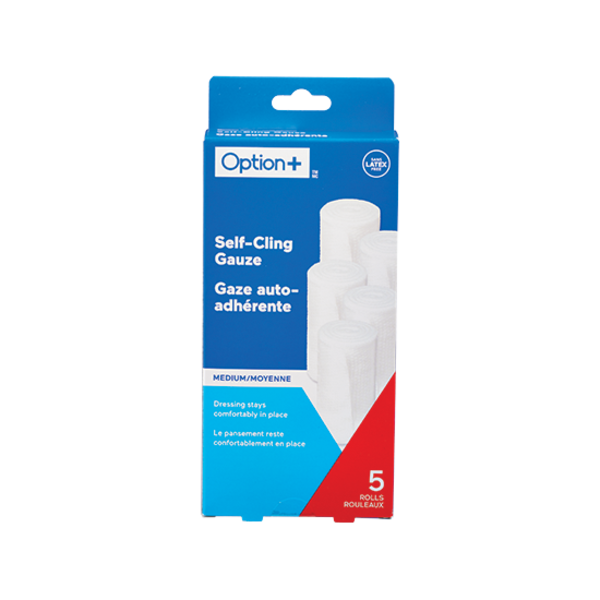 OPTION+ Self Cling Gauze, Medium Same-Day Delivery | Rexall