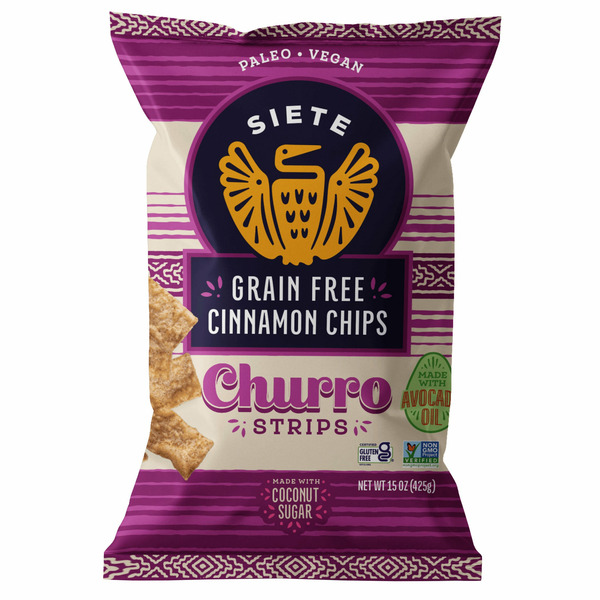 Siete Grain Free Churro Strips, 15 oz