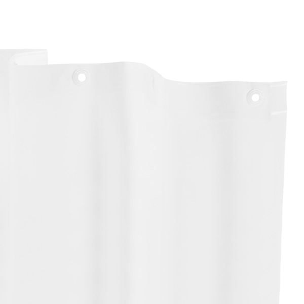 Lowe's Essentials 70-in W x 72-in L White Solid EVA/PEVA Shower liner