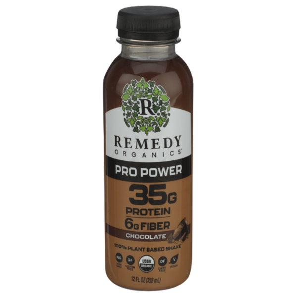Remedy Organics Organic Chocolate Pro Power 100% Plant Based Protein Shake