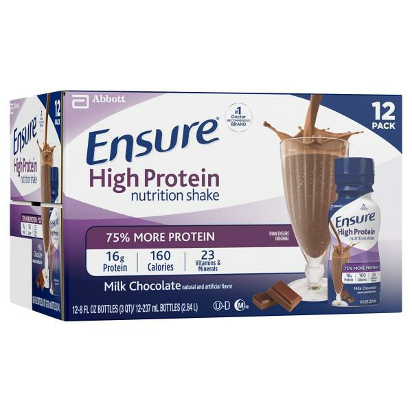 Ensure High Protein Nutrition Shake Milk Chocolate Ready-to-Drink ...