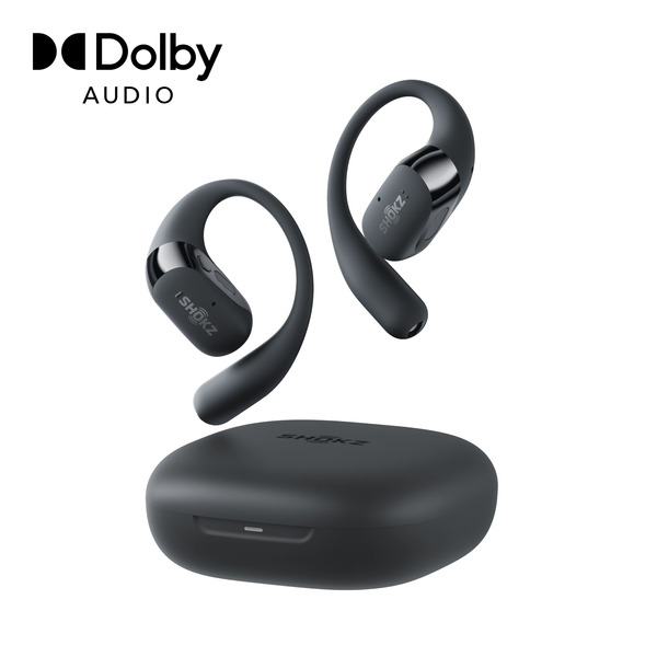 Shokz Black Open-Ear True Wireless Earbuds