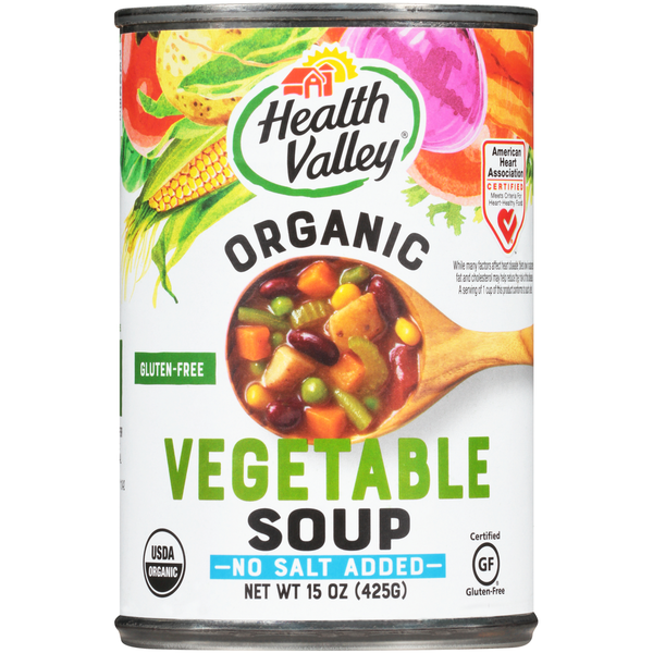 Health Valley Organic No Salt Added Vegetable Soup Same-Day