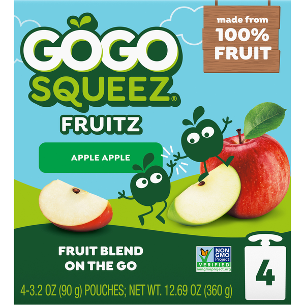 GoGo Squeez Applesauce, Apple Apple Same-Day Delivery or Pickup
