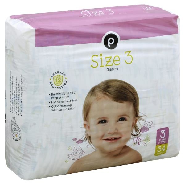 publix diapers size 3