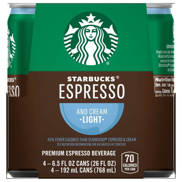 Starbucks Coffee Drink, Espresso And Cream Same-Day Delivery or
