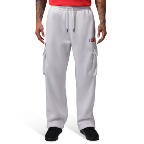 Jordan Men's Brooklyn GFX Fleece Cargo Pants, S - White