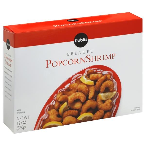 Publix Popcorn Shrimp, Breaded (12 oz) from Publix Instacart