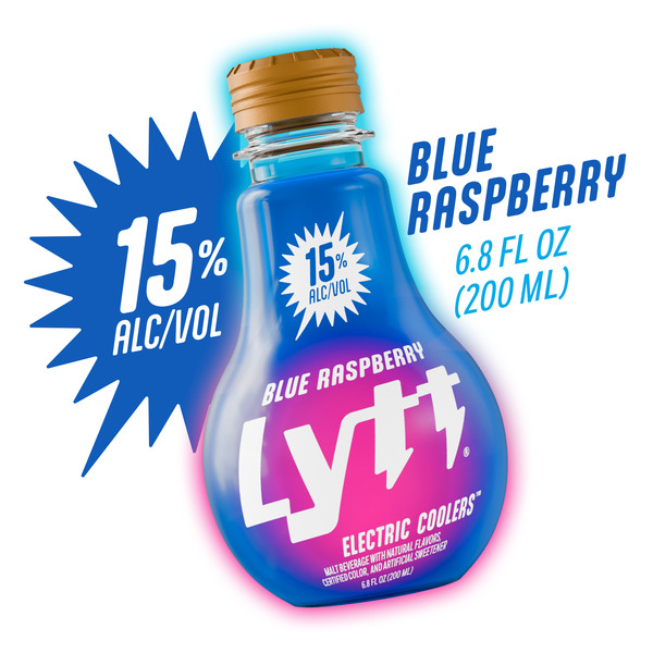 LYTT Electric Coolers, Blue Raspberry 15% ABV (200ml Plastic