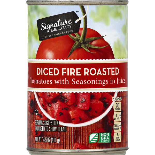 SIGNATURE SELECTS Tomatoes, Fire Roasted, Diced