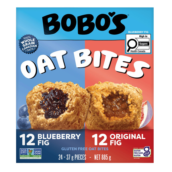 Bobo's Blueberry Fig & Original Fig Oat Bites Variety Pack