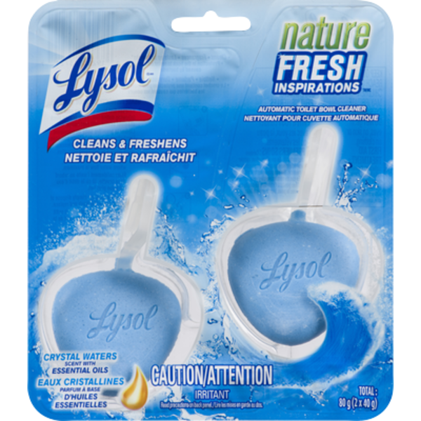 Lysol Spring Waterfall No Mess Automatic Toilet Bowl Cleaner Same