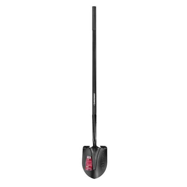 Husky 47 In. L Fiberglass Handle Carbon Steel Digging Shovel With Grip