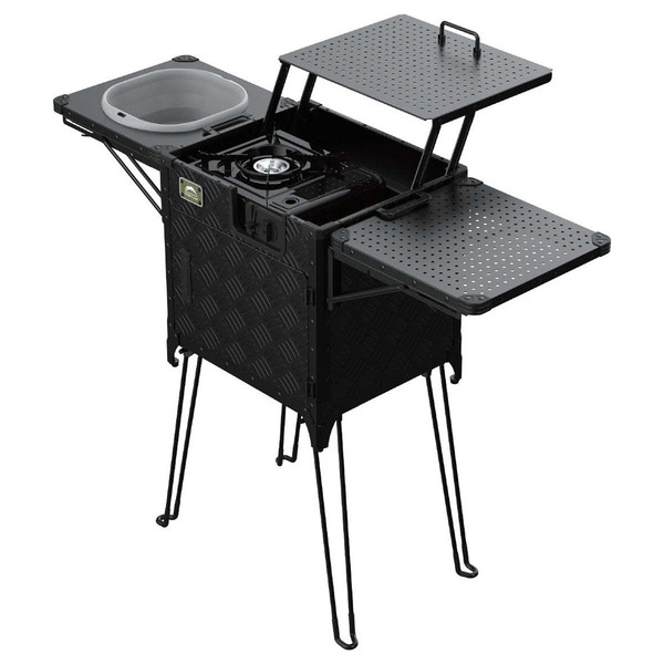 Portable Camping Kitchen Box With Sink & Stove