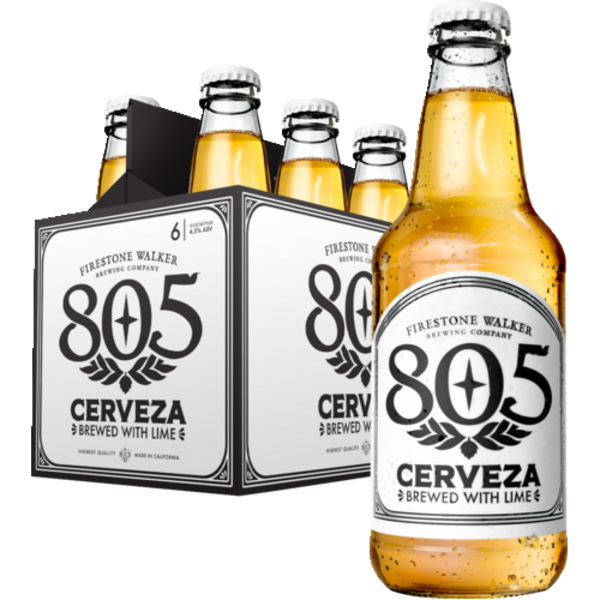 Firestone 805 Cerveza With Lime 6 Pack Bottles