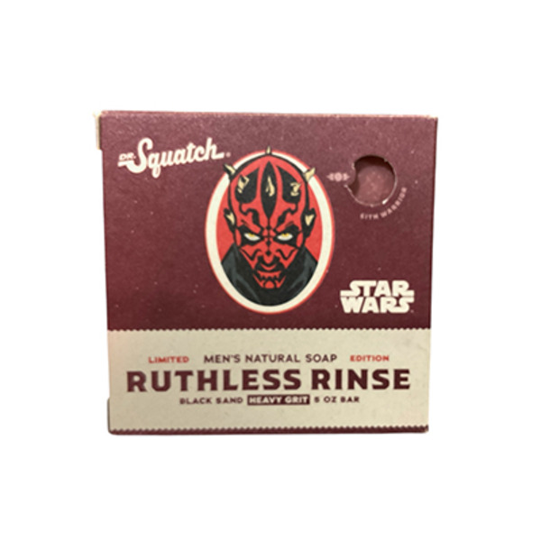 Dr. Squatch Star Wars Ruthless Rinse Bar Soap Same-Day Delivery