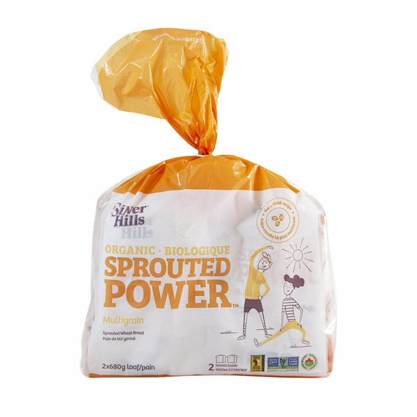 Silver Hills Bakery Organic Sprouted Power Multigrain Bread 2 x 680 g