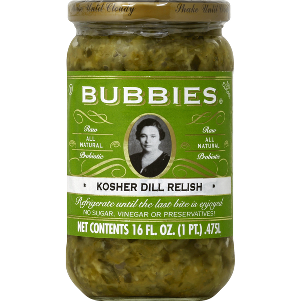 Bubbies Dill Relish, Kosher