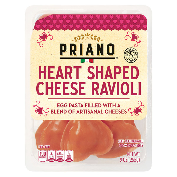 Priano Priano Heart-Shaped Cheese Ravioli — product image