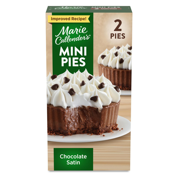 Marie Callender's Chocolate Satin Mini Pies Frozen Dessert