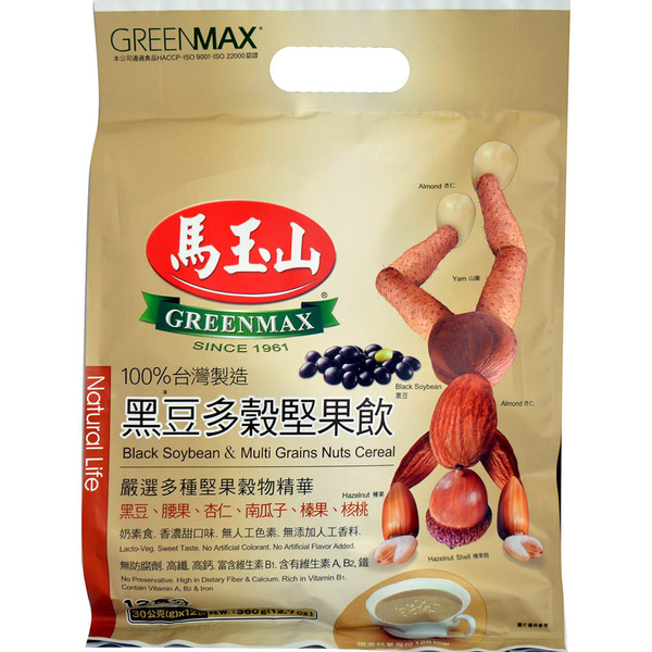 GreenMax Black Soybean Multi Grains Nuts Cereal