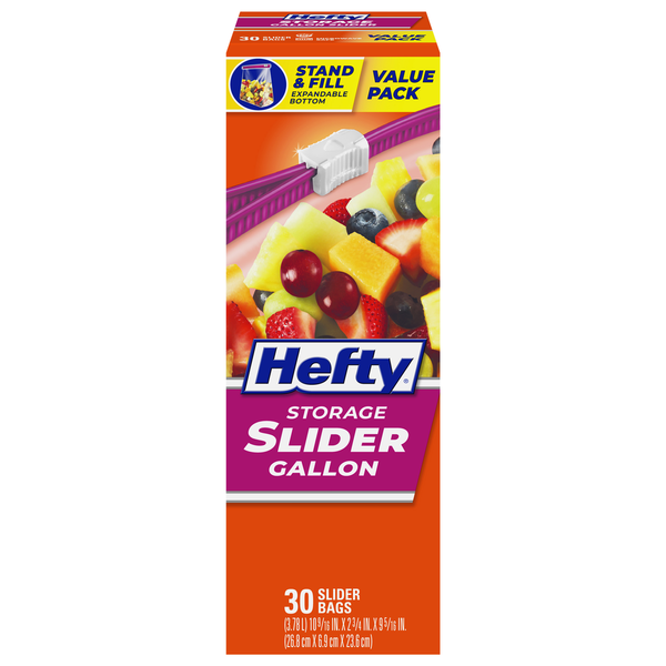 Hefty Storage Slider Bags Same-Day Delivery or Pickup | Harps Food Store