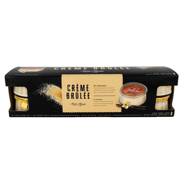 Marie Morin Creme Brulee, 8 x 105 g
