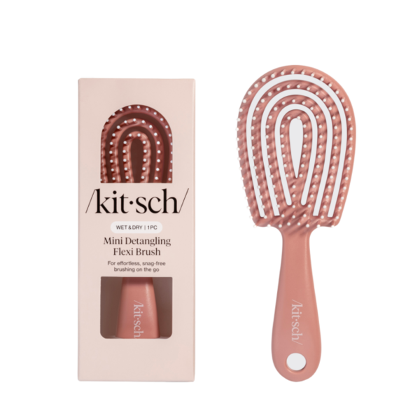Kitsch Mini Detangling Flexi Brush - Terracotta