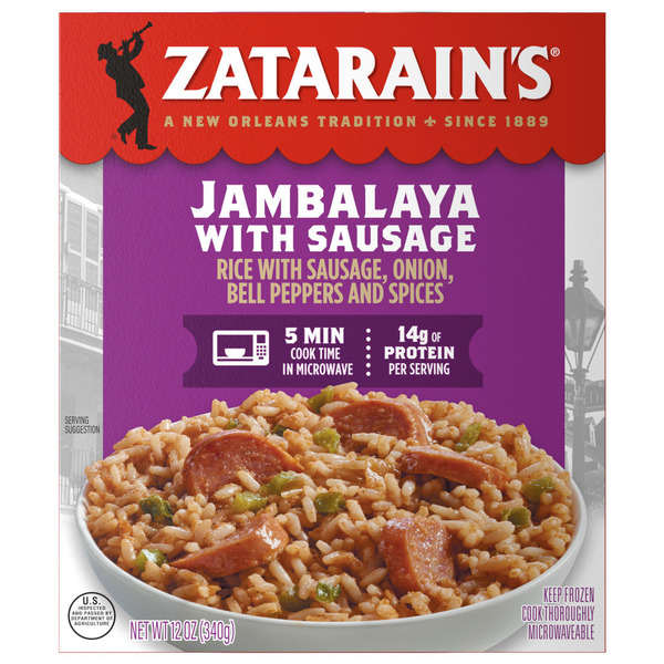ZATARAIN'S Frozen Jambalaya Flavored With Sausage Same-Day